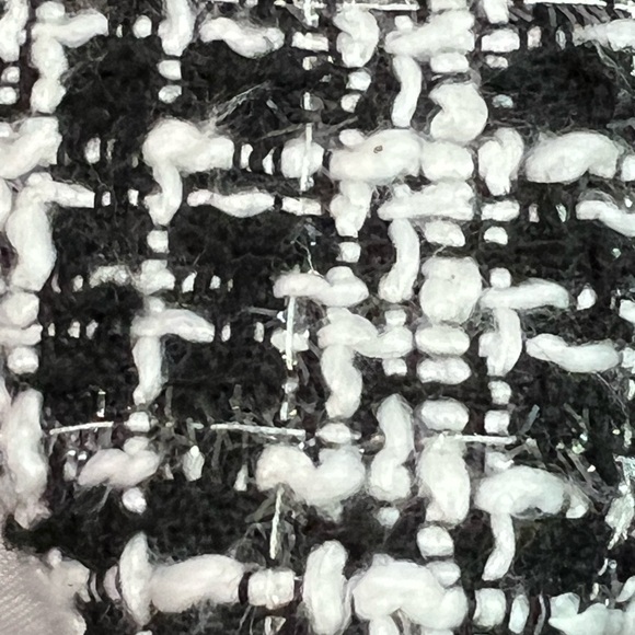 Lane Bryant black and white houndstooth flats with black bow size 9W - Picture 7 of 13